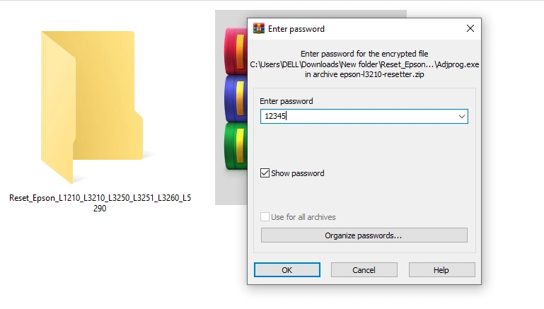 Epson L3210 Resetter