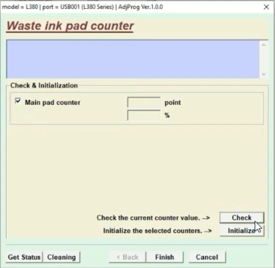 Epson L380 Resetter cracked