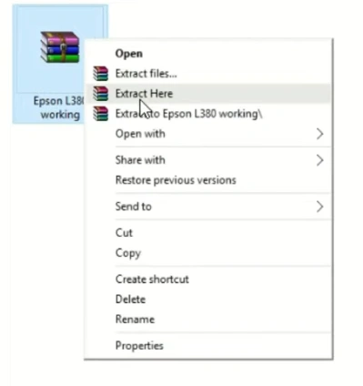 Epson L380 Resetter cracked