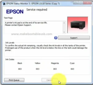 Epson l3110 Resetter