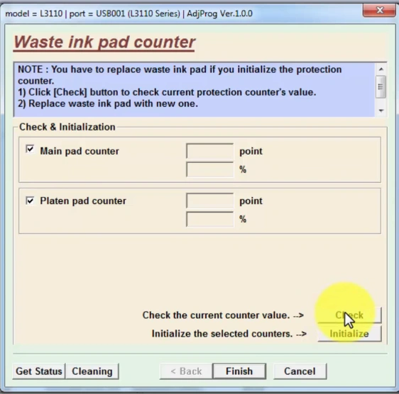 Epson L3110 Resetter